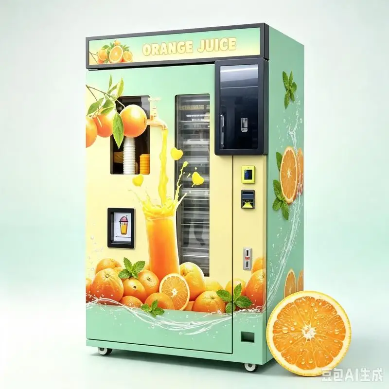 Orange Juice Vending Machine Customized Stainless Steel Citrus Extractor Fresh Beverage Processing Machine
