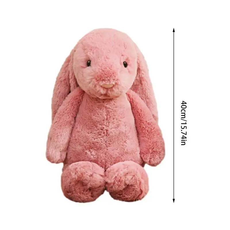 Easter Rabbit Plush Toys Cartoon Rabbit Soft Stuffed Doll Decorative Easter Decor Adorable Animal Plush Kawaii Bunny Kids Gifts