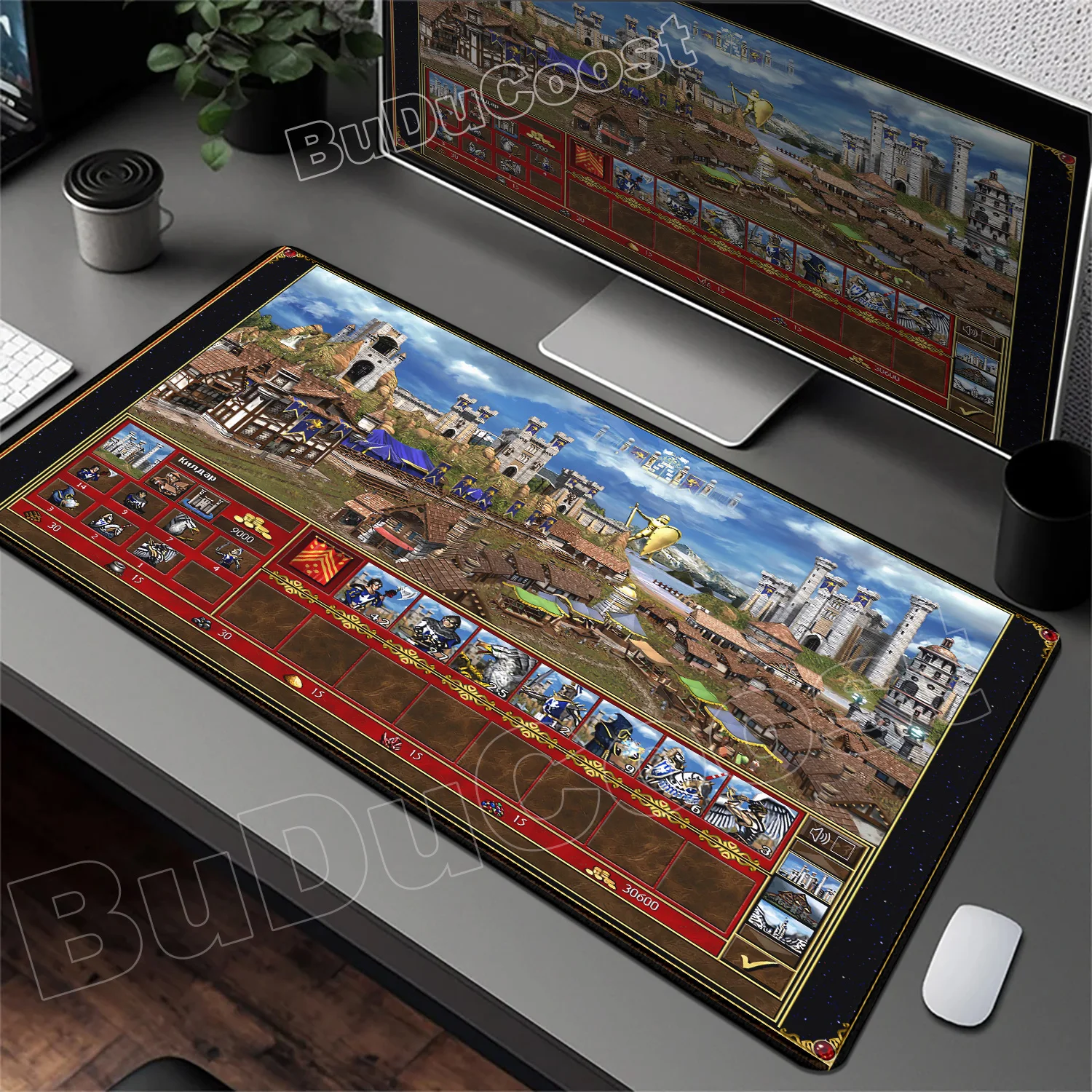 

New Large Mouse Mats Heroes of Might and Magic Gaming Mouse Pad Computer PC Accessories Keyboard Laptop Pad Mouse Speed Desk Mat