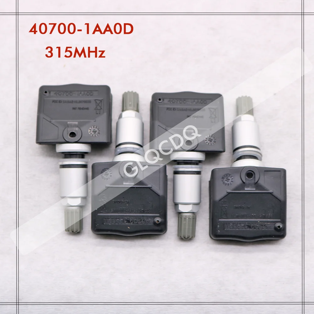 Sensor tpms para nissan sentra 2012 2013 mhz, sensor de pressão do pneu de alta qualidade