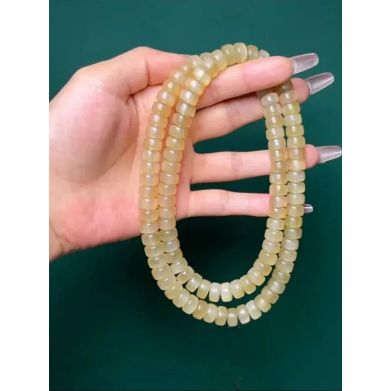 Small-Flower Horn-Shaped , 108 Pieces, Double-Loop Hand Bracelet, Long String Of Buddhist Prayer Beads