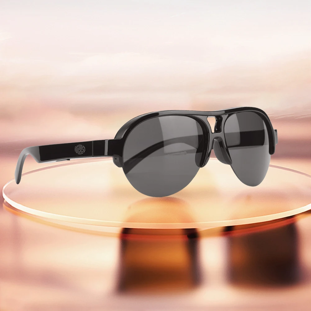 144 языка, умные очки-переводчик, защита от ультрафиолета, переводчик, очки и гарнитура, водонепроницаемые солнцезащитные очки с открытыми ушками для мужчин и женщин