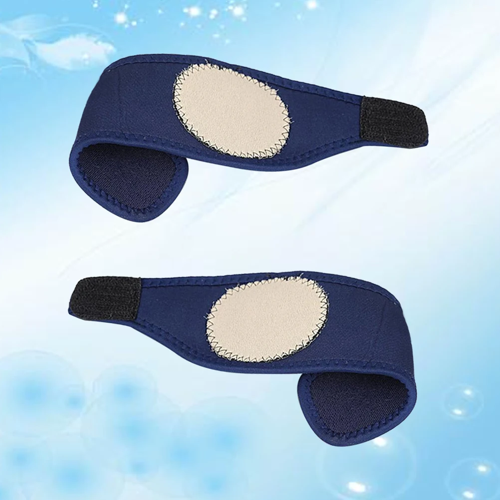 

1 Pair Flexible Silicone Insole Foot Arch Support Strap Flat Feet Orthopedic Pad For Athletes Running Enthusiasts Blue