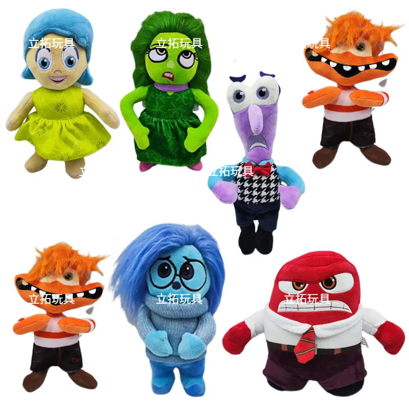 Inside Out Joy Plush Pendant Sadness Kawaii Anime Cute Cartoon Student Plush Dolls Pillow Decorate Toys Girls Children Gifts