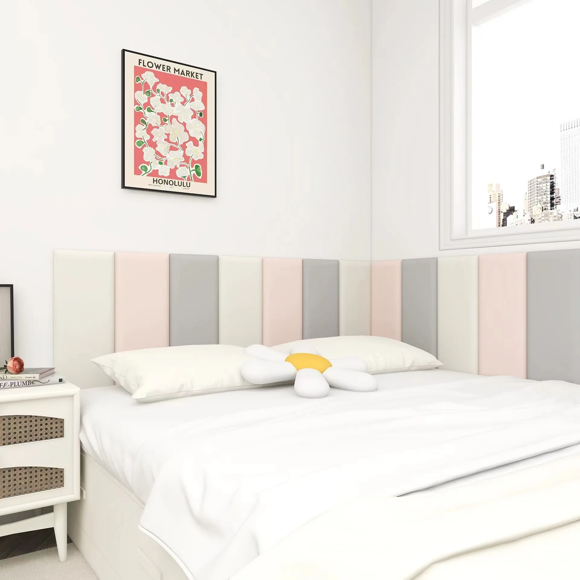 

Technology Cloth Headboards Nordic Style Modern Bed Head Board Wall Panels Tete De Lit Cabecero Cama 90 135 150 침대헤드