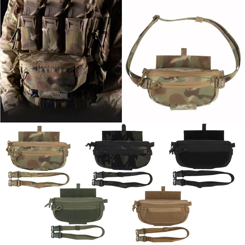 Dual Purpose Multifunctional Hanging Accessory Bag Portable Storage Outdoor Vest Quick Disassembly And Expansion Bag