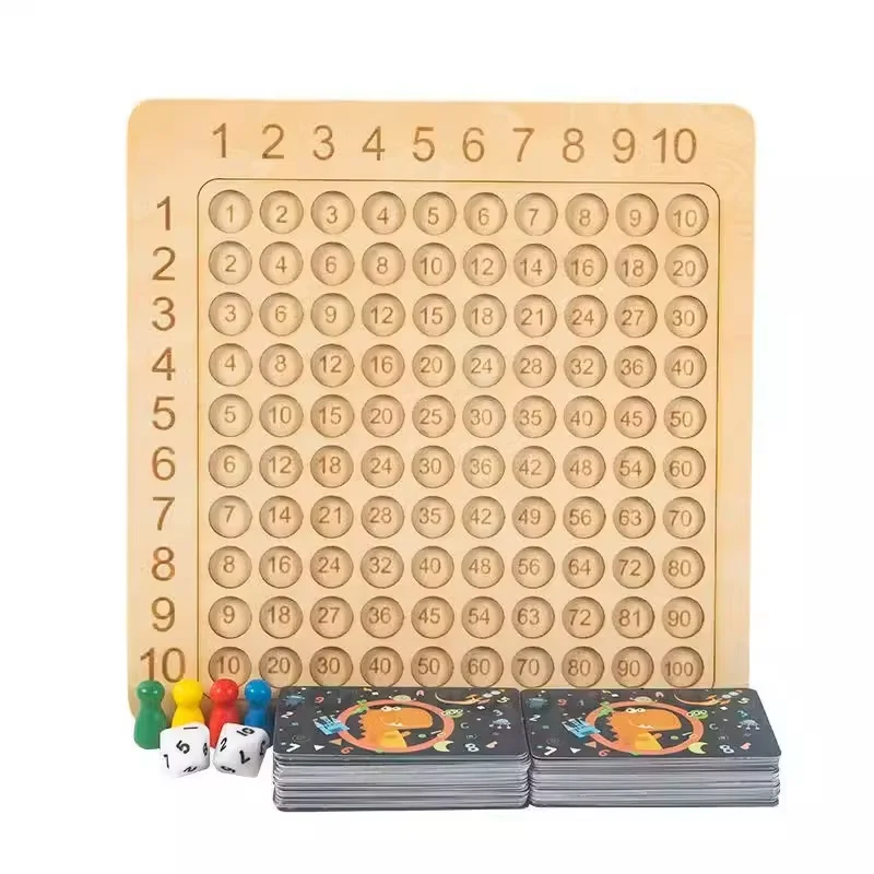Montessori Kids Educational Math Counting Hundred Board Toy - Fun Thinking Skills Development Learning Play for Children