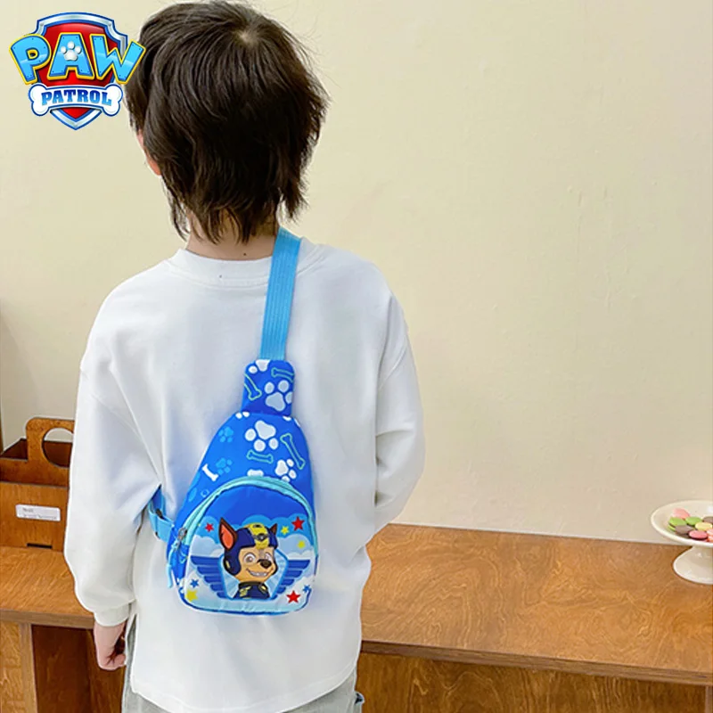 أنيمي باو باترول حقيبة صدر للرجال Kawaii لطيف الأطفال حقائب كتف الكرتون حقيبة كروسبودي حقائب اليد المحمولة محفظة حقائب الظهر الهدايا