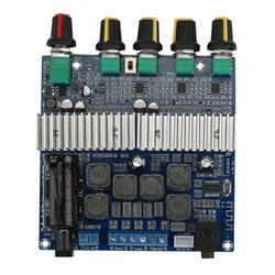 DC12V-24V 2*50W+100W Amplificador TPA3116 Subwoofer Amplifier Board 2.1 Channel High Power Bluetooth 5.0 Audio Amplifiers