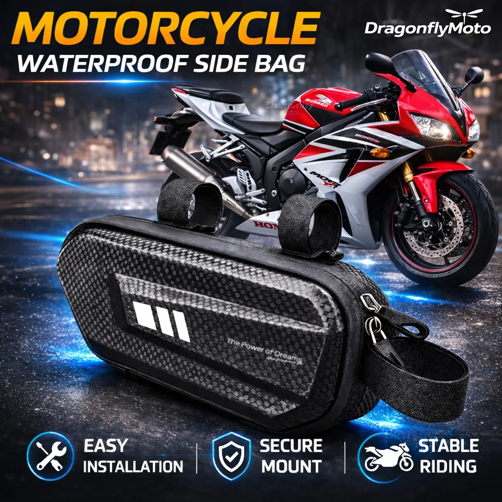 

Водонепроницаемая боковая сумка большой вместимости для мотоциклов Honda CBR 125R, 954, 600 F4i, 650F, 650R, 1100XX, 1000F, CBR 600RR, 1000RR