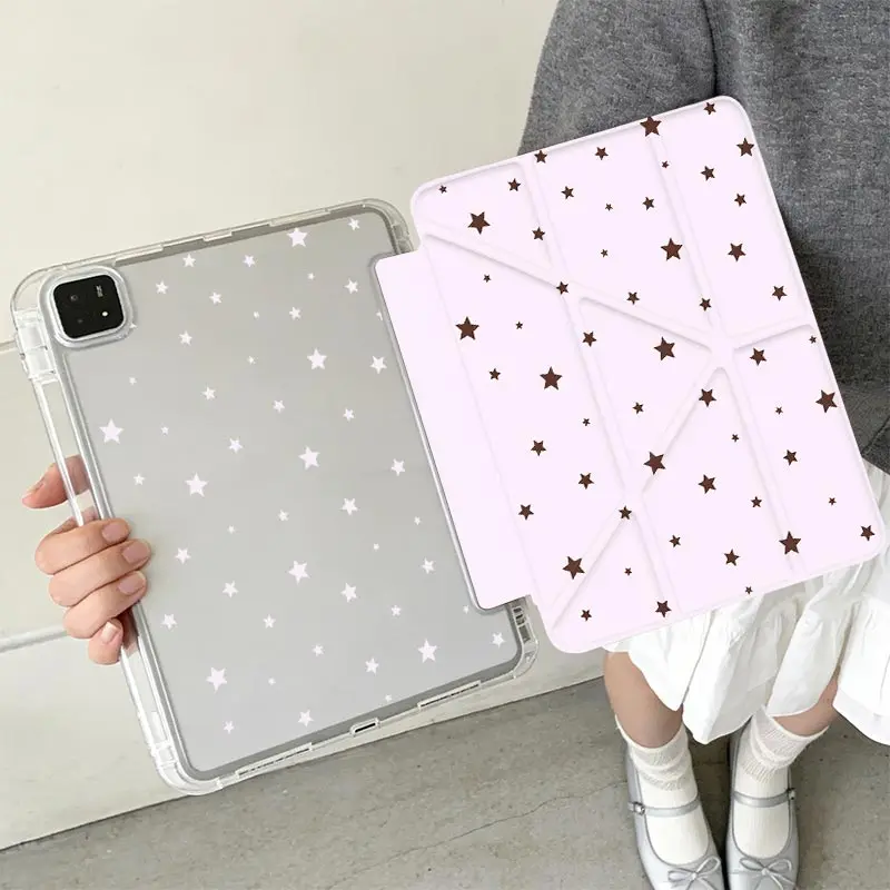 Anti-Bending 3+Y Fold Case For Redmi Pad SE 11 Pro/Pro2 12.1 Xiaomi Pad 5/5Pro 6/6Pro 11 Xiaomi Pad 7/7Pro 8/8Pro 11.2