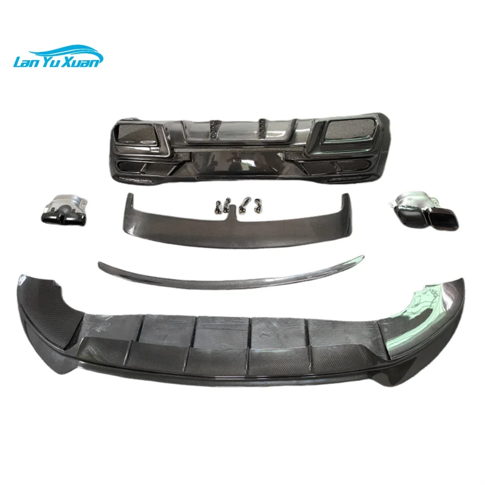 

High quality body kit for Benz C167 W167 GLE Coupe with true carbon fiber LD style front lip rear diffuser rear spoiler