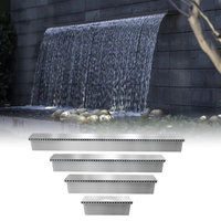 Stainless Steel Fountain Waterfall Pool Spa Pool Waterfall Fountain
