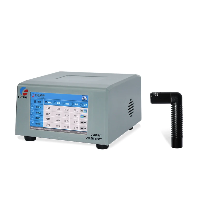 

Air Cooled 8mm Lens High Power 3W UV Led Violet Curing Light Source with Right Angle Irradiation Heads