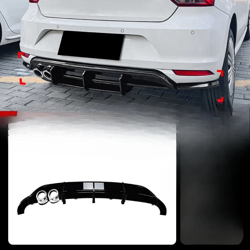 

Suitable For 2009-2014 Volkswagen Polo MK5 6R Rear Lip Tail Lip Rear Surround Spoiler Modification