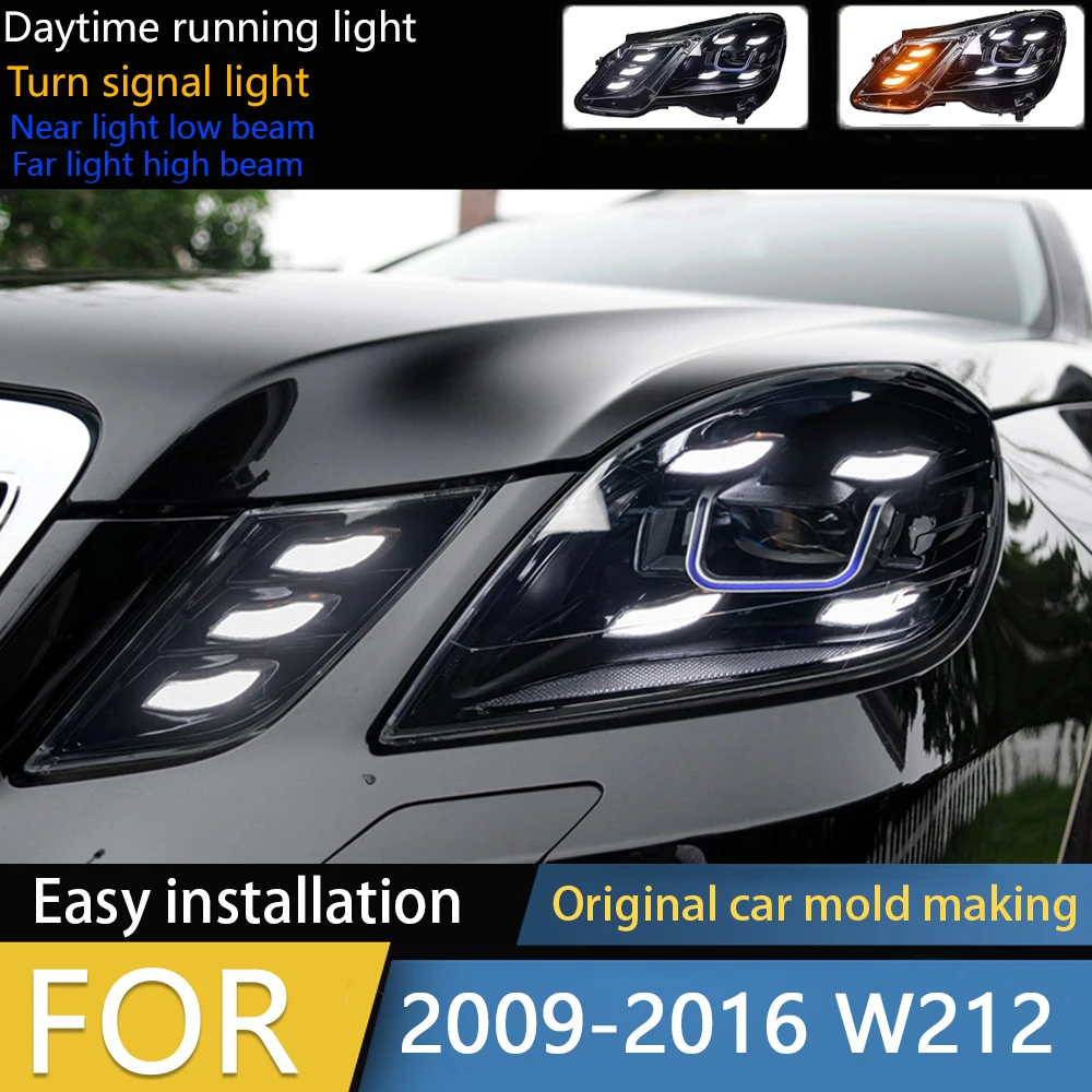 

Автомобильный Стайлинг Фара для W212 Фры 2009-2016 W212 E200 E300 E260 Фара 12 В H7 LED DRL Hid Bi Xenon Автоаксессуары