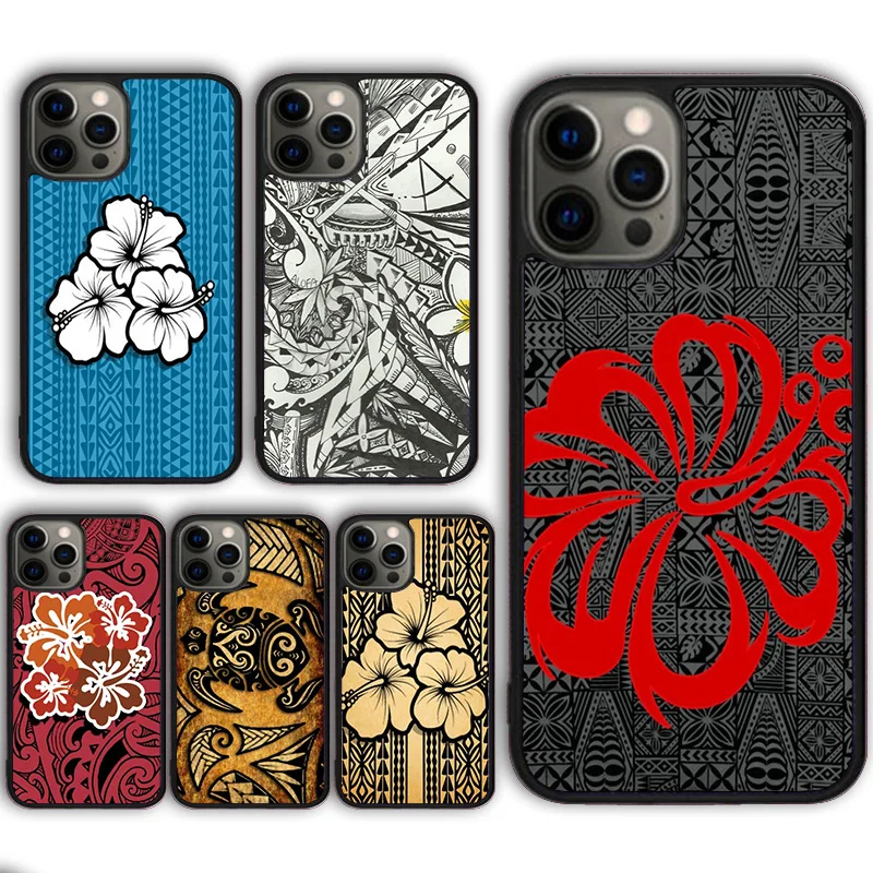 Maori Samoan Polynesian Tribal Phone Case Cover for iPhone 16 15 SE2020 13 14 11 12 Mini Pro Max 6 7 8 Plus coque fundas