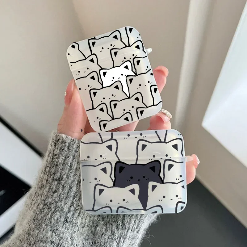 

Cute Cartoon Cats Silicone Cases for Apple Airpods Pro 4th 3rd 3 2 Earphone Shell Wireless Bluetooth Charging Box Airpod Covers