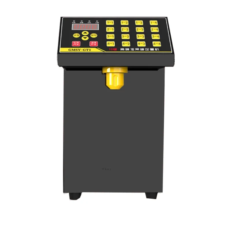 ماكينة الفركتوز الجديدة 7L معدات متجر الشاي والحليب التجاري مجموعة كاملة من مقهى صغير مخصص كمية الفركتوز الأوتوماتيكية