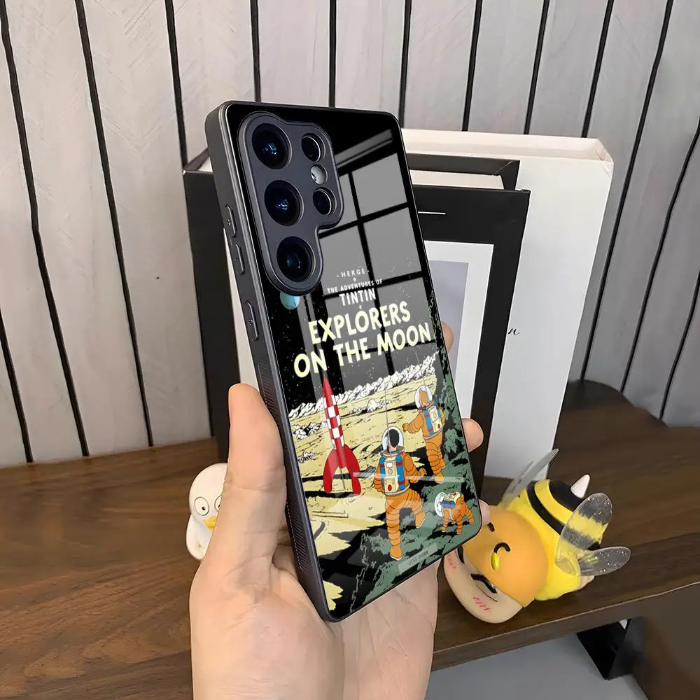 The Adventures Of Tintin Phone Case For Samsung S26 Ultra S24 25 Fe S22 S23 S21 A57 A37 17 A54 A34 A53 A16 Glass Cover