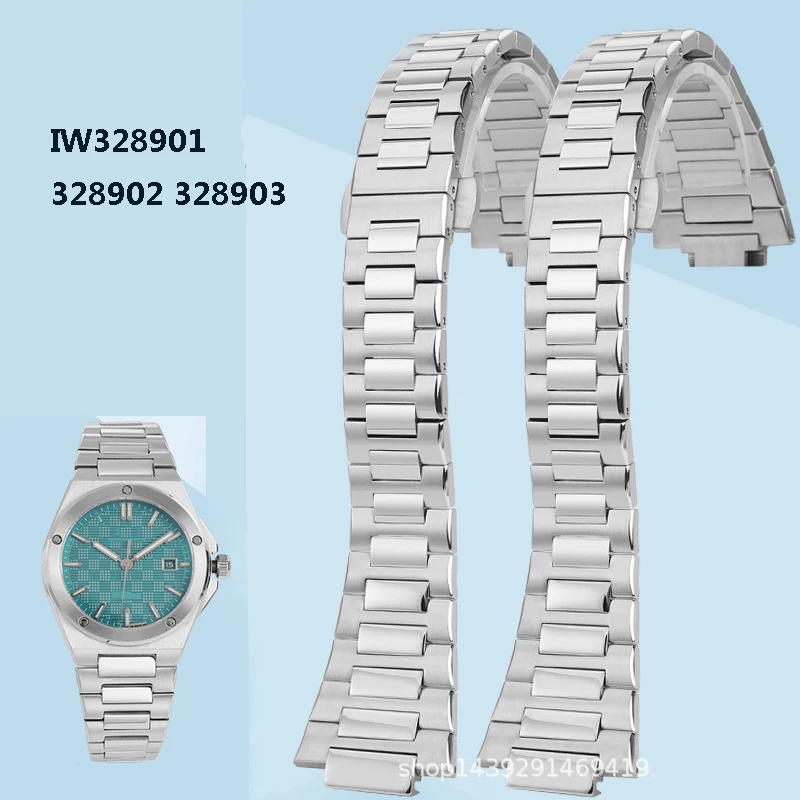 For IWC Watchband Engineer Series IW328901 328902 328903 Special Stainless Steel Watch Strap