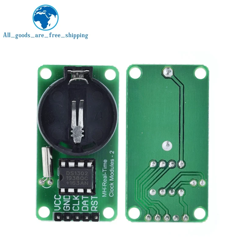 TZT 1/5PCS New Arrival RTC DS1302 Real Time Clock Module For AVR ARM PIC SMD for Arduino image 5