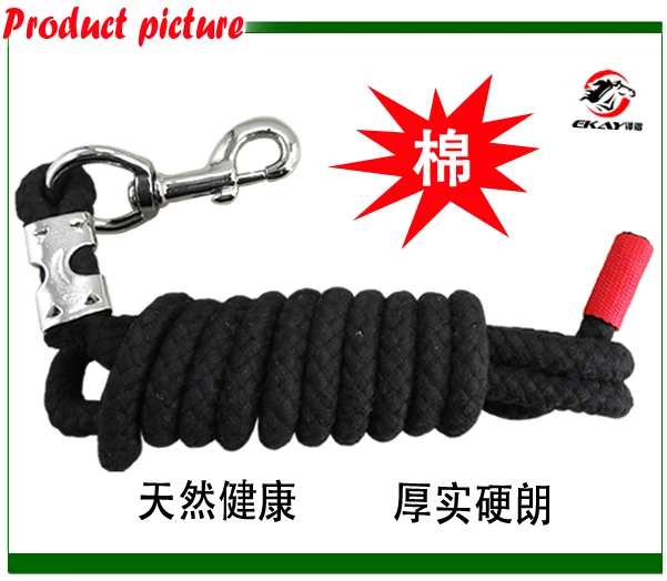 Soft Pure Cotton Thread Pulling Horse Rope Anti-static Pulling Horse Rope Beautifully Wrapped Extra Thick Hook Traction Rope