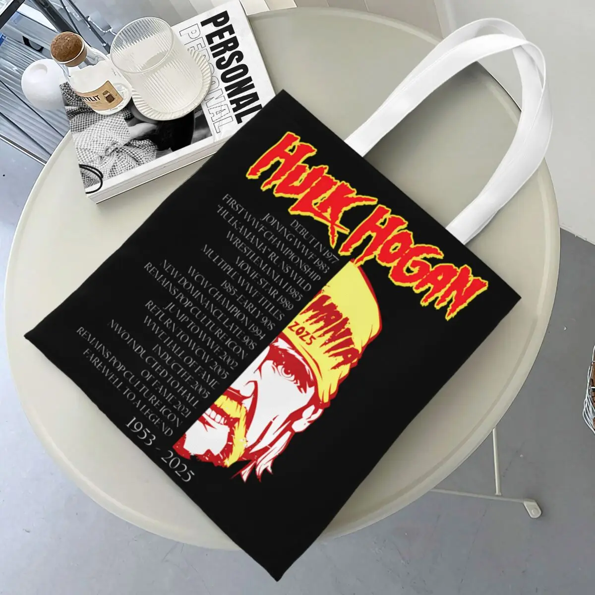 

Hulk Hogans Shopper Bag Outdoor Handbags Women Designer Shopping Bags Aesthetic Cloth Tote Bag
