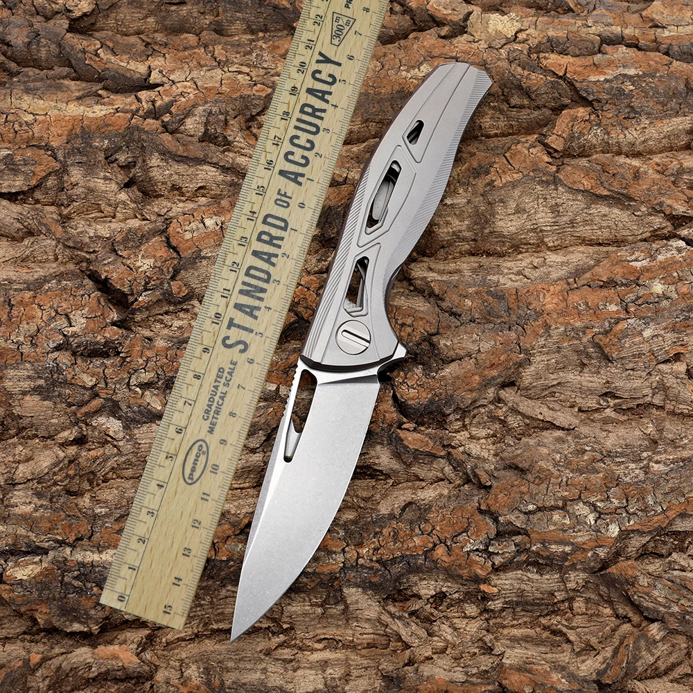 Neue Klappmesser Tasche M390 Klinge Titanlegierung Griff Camping Outdoor Wildnis Abenteuer tragbares hochwertiges Multitool