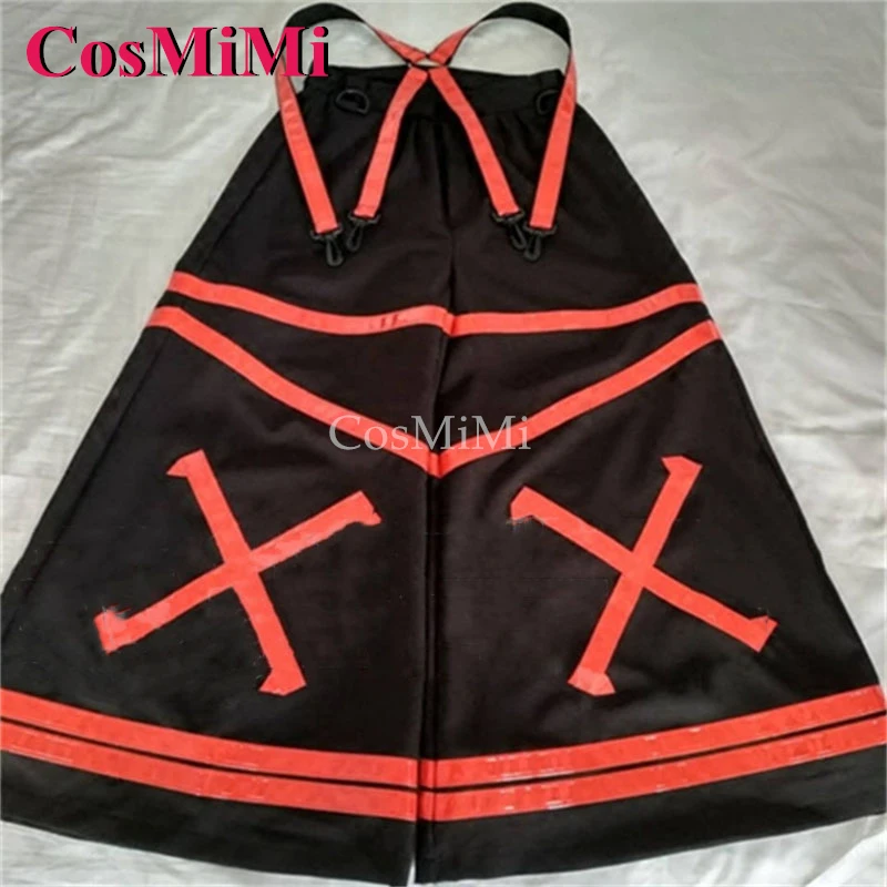 CosMiMi Doubles شوكة أنماط شبح الرقص السراويل ملبورن شفل فات السراويل جرس قيعان مشرق تأثير عاكس بنطلون جديد