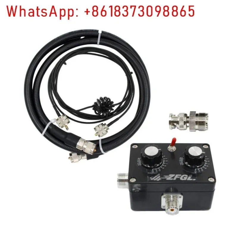 אנטנת לולאה מגנטית QRP חדשה בעוצמה של 20W לרדיו קצר התדר HF 5-30MHz FM 76-108MHz VHF 110-150MHz UHF 400-450MHz עבור ICOM IC-705