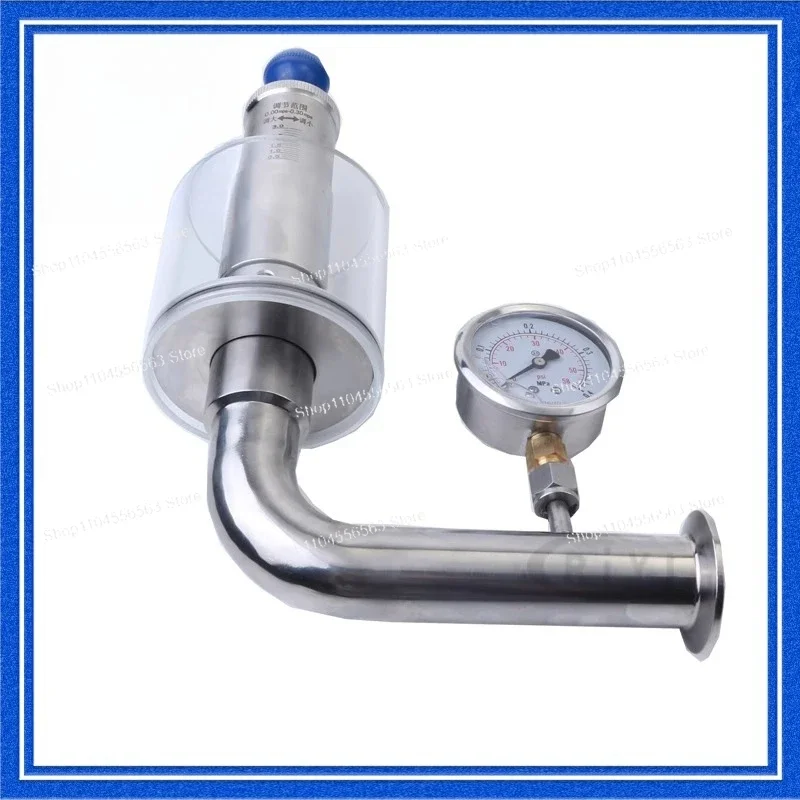 304 stainless steel beer fermentation tank exhaust valve, pressure gauge and pressure relief valve