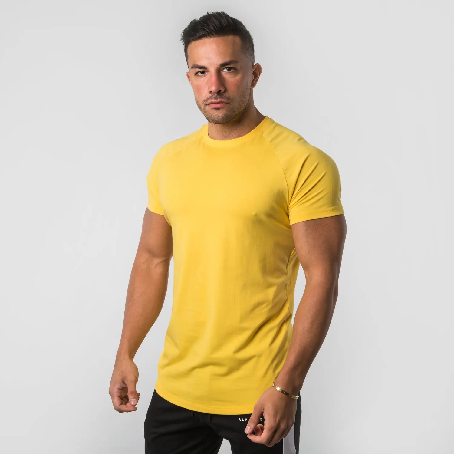 New Men Clothing Fitness T Shirt Men Fashion 3XL Tshirt Summer Gyms Short Sleeve T-shirt Cotton Casual Tops