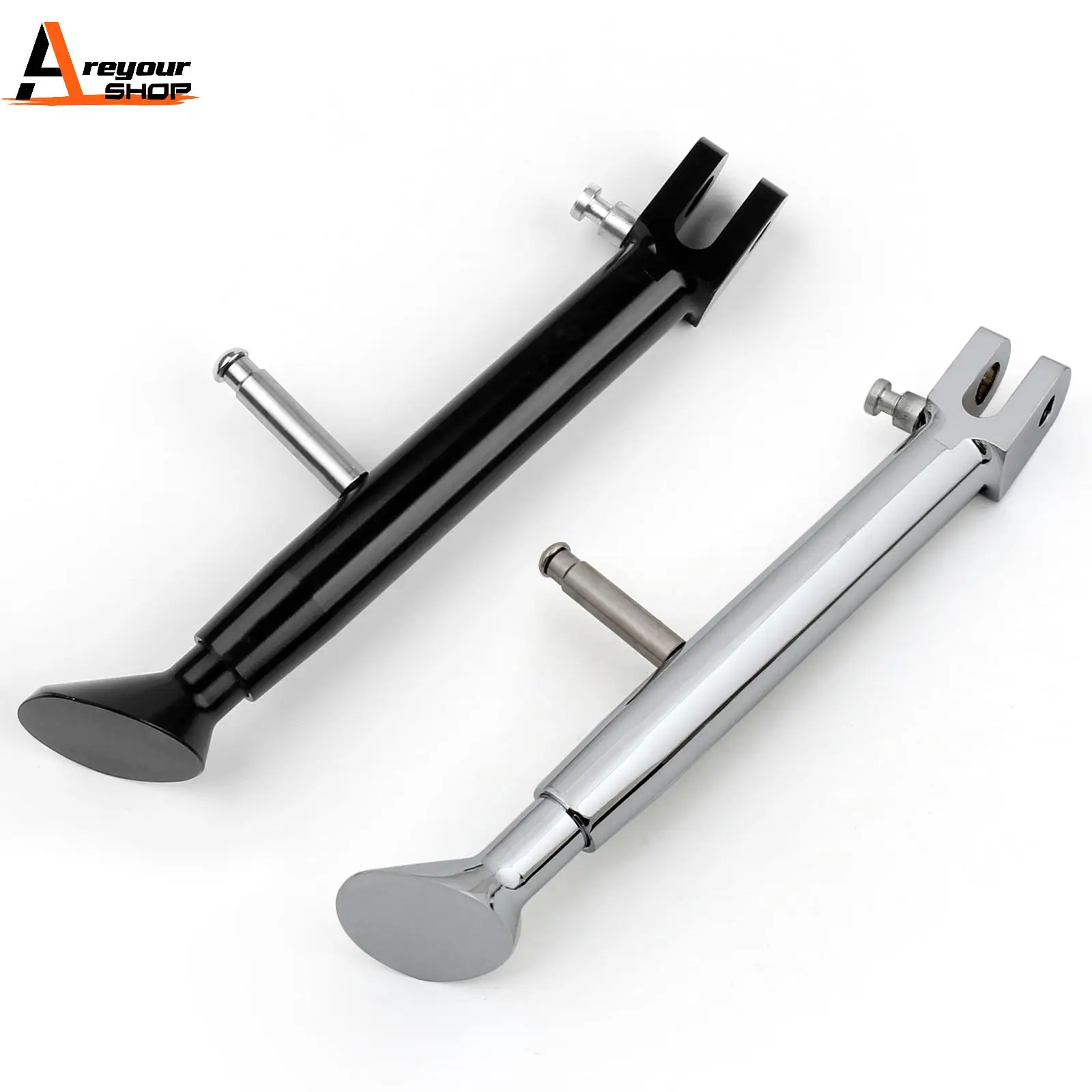 

Areyourshop for Kawasaki Ninja 250 250R EX250 EX 250 2008-2012 Adjustable Kickstand Lowering Kick Stand Side Stand Foot Support