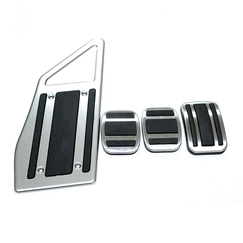 4pcs Steel Foot Pedal For Peugeot 3008 5008/GT 2017 2018 2019 LHD Accelerator Gas Fuel Brake Pedal Pads Mats Cover Accessories