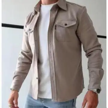 

Men's Casual Flannel Shirt Youth Style Light Maturity Leisure Thickened Triacetate Fiber Winter Collection C28