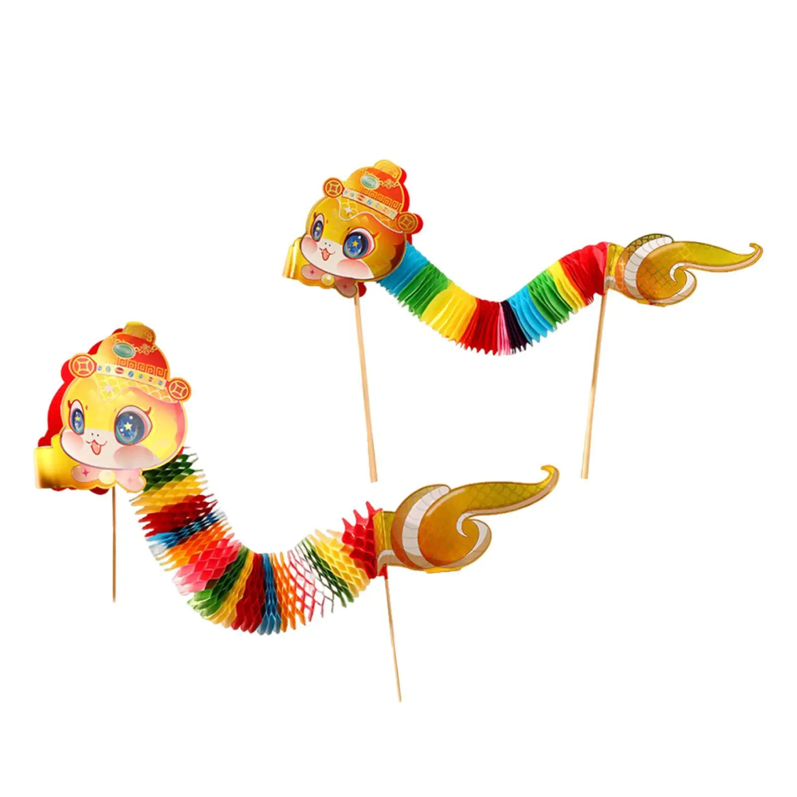 2025 Chinese New Year Paper Snake Home Cute Nursery Children Handicrafts Gift Creative Festive Supplies Handmade Paper Snake Toy