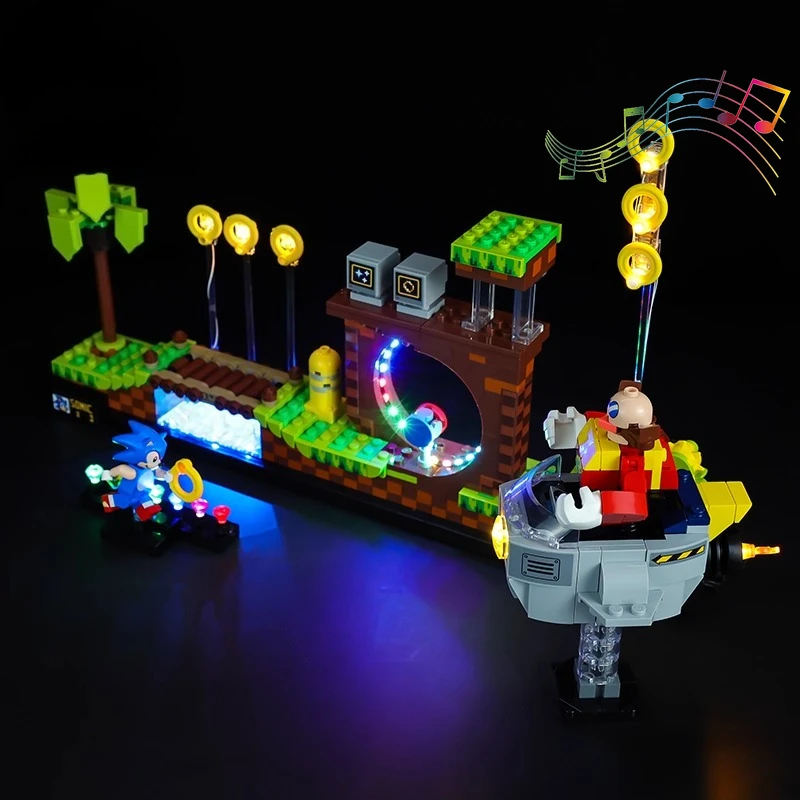 

No Model LED Lighting Set Suitable for LEGO The Hedgehog Green Hill Zone 21331 (Not Included Building Blocks)