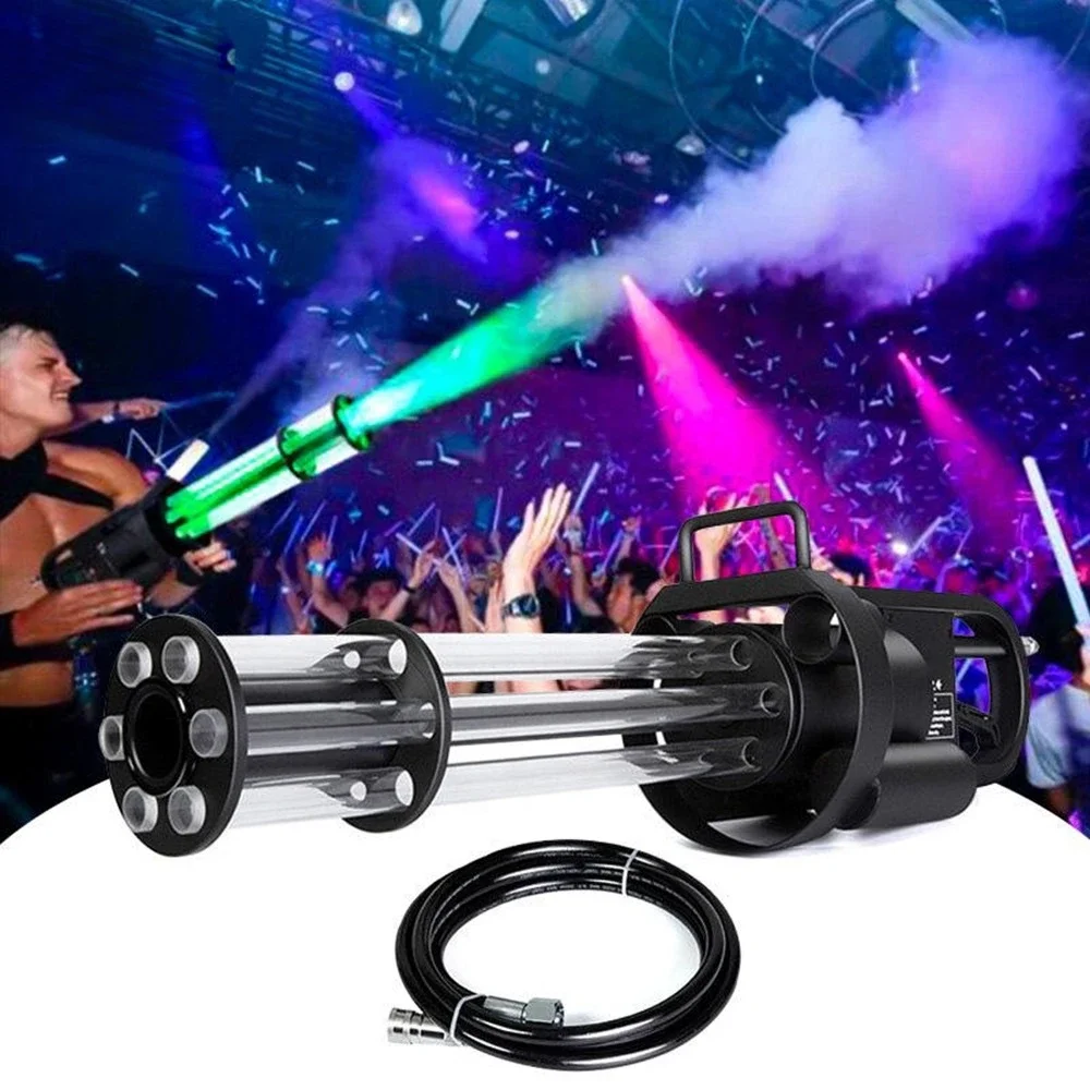 SP TOP Stage Effect Handheld Led Co2 Gatling Party Gun Co2 Jet Machine For Disco Wedding Party