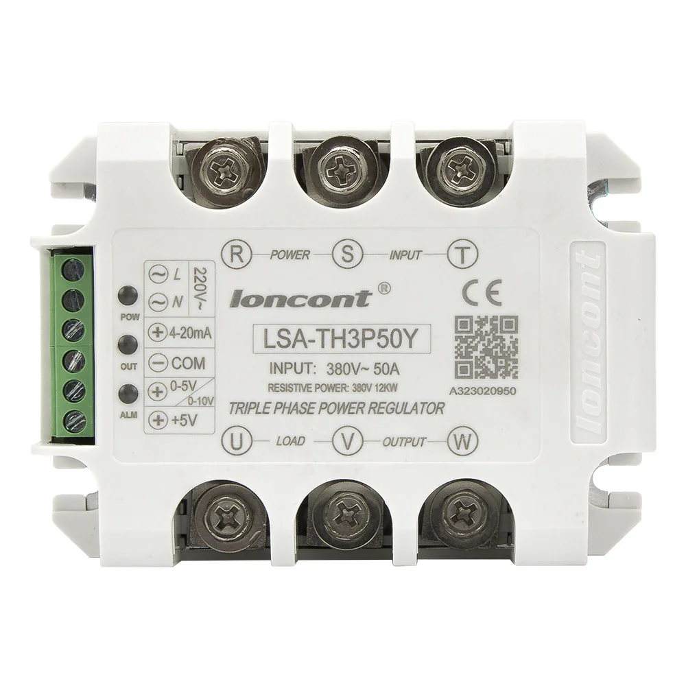 LSA-TH3P50Y three phase AC 50A 380V solid state voltage regulator / power regulator module