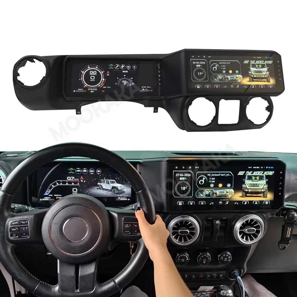 Android 13 Radio For Jeep Wrangler 2010~2017 GPS Multimedia Player Intelligent Navigation Car Stereo Receiver player Head Unit