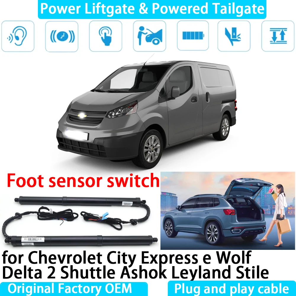 

for Chevrolet City Express e Wolf Delta 2 Shuttle Ashok Leyla Automatic Electric Power Liftgate Powered Tailgate Strut Tail Gate