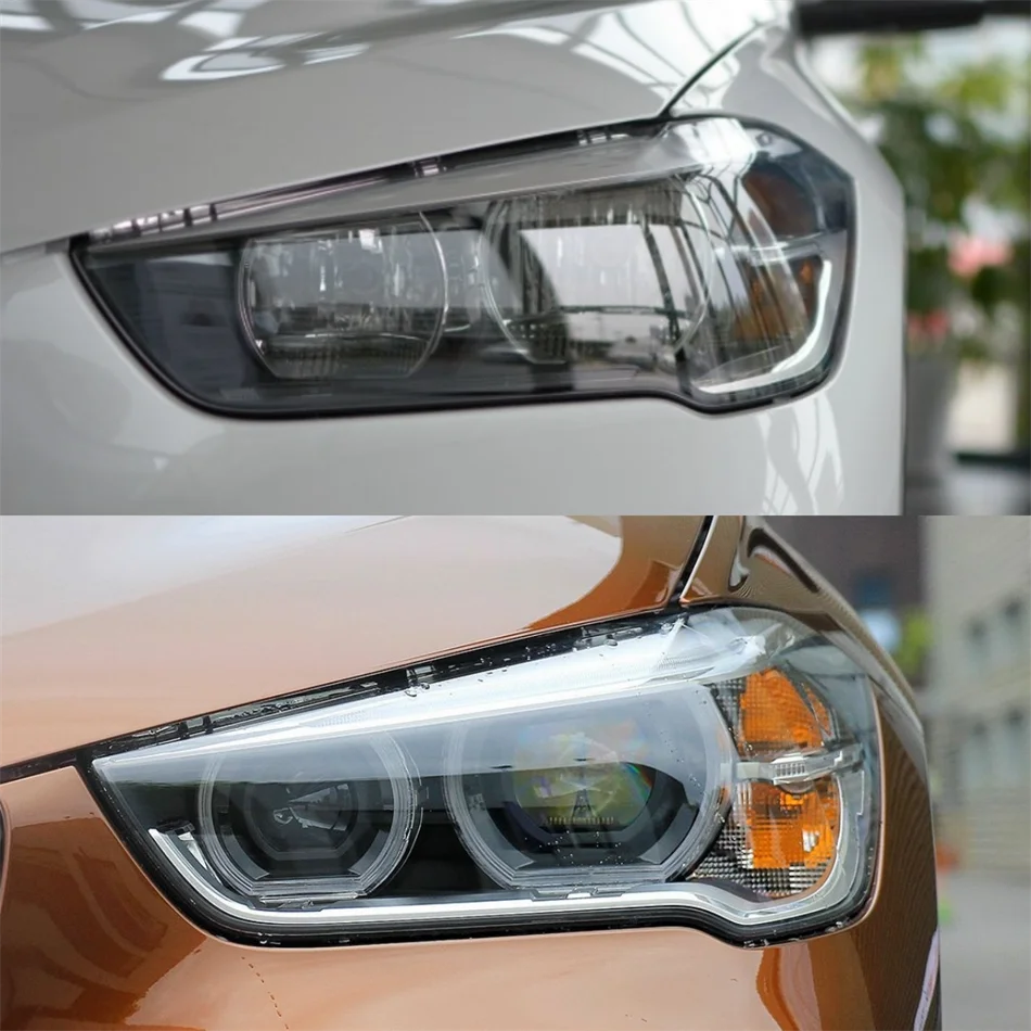 For BMW X1 F48 F49 2016 2017 2018 Car Acccessories Lampshade Headlight Lights Glass Car Front Headlight Lens Cover Lights Shell