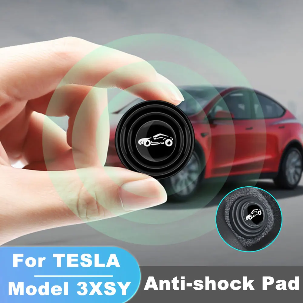 Car Door Closing Anti-shock Protection For Tesla Model 3 Y X S Anti-collision Silicone Pad Soundproof Silent Buffer Gasket