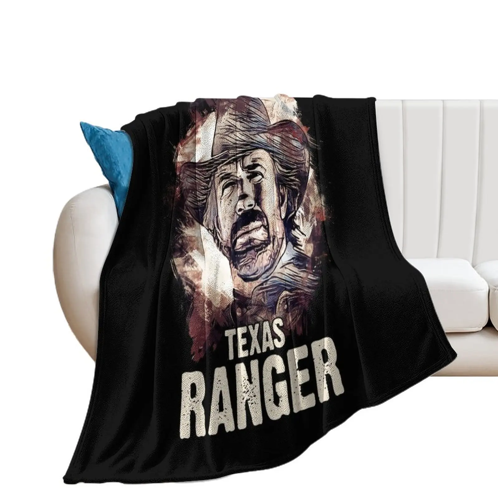 CHUCK - The Legendary Texas Ranger Throw Blanket Summer Retros Decorative Sofas for winter Blankets