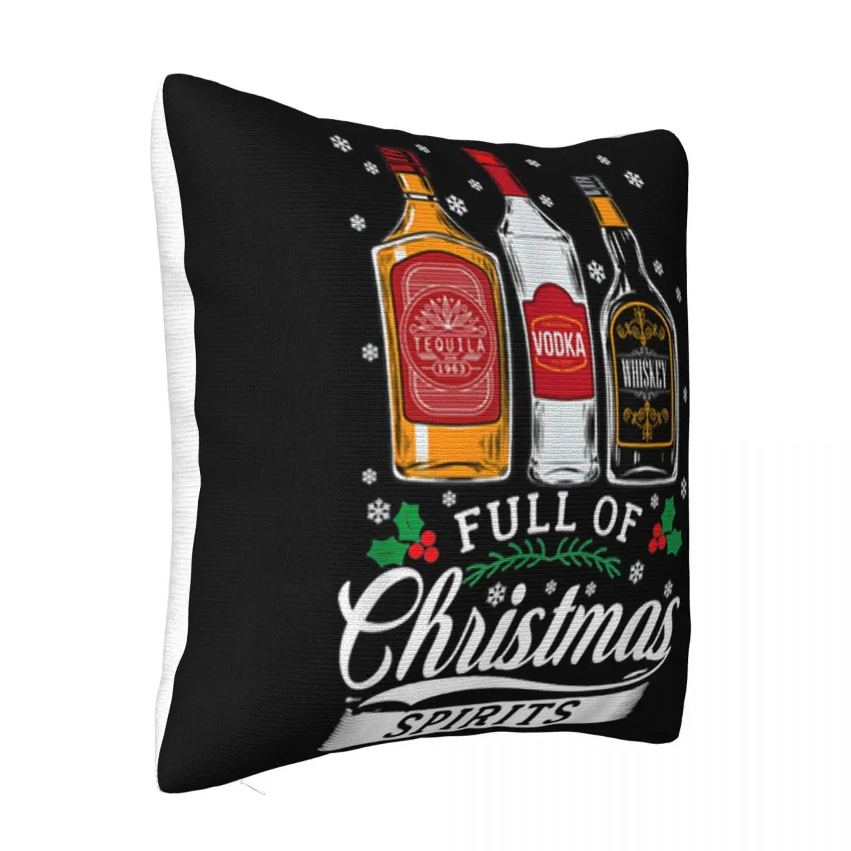 Original Full Of Christmas Spirits Funny Beer Lover Drinking Popular Style Interested Pillow Case