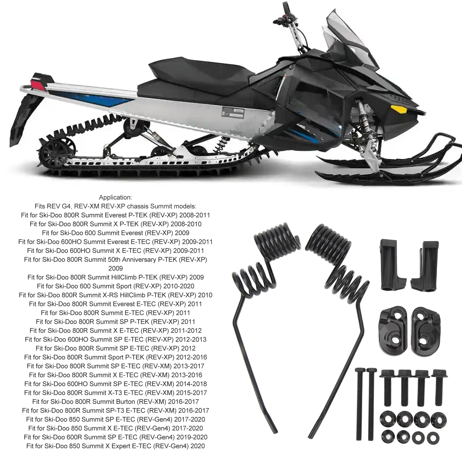 

Spring Rail Mount Ice Scratchers 860201140 Fit For G4 ‑XM ‑ Chassis Summit Ice Scratchers Kit