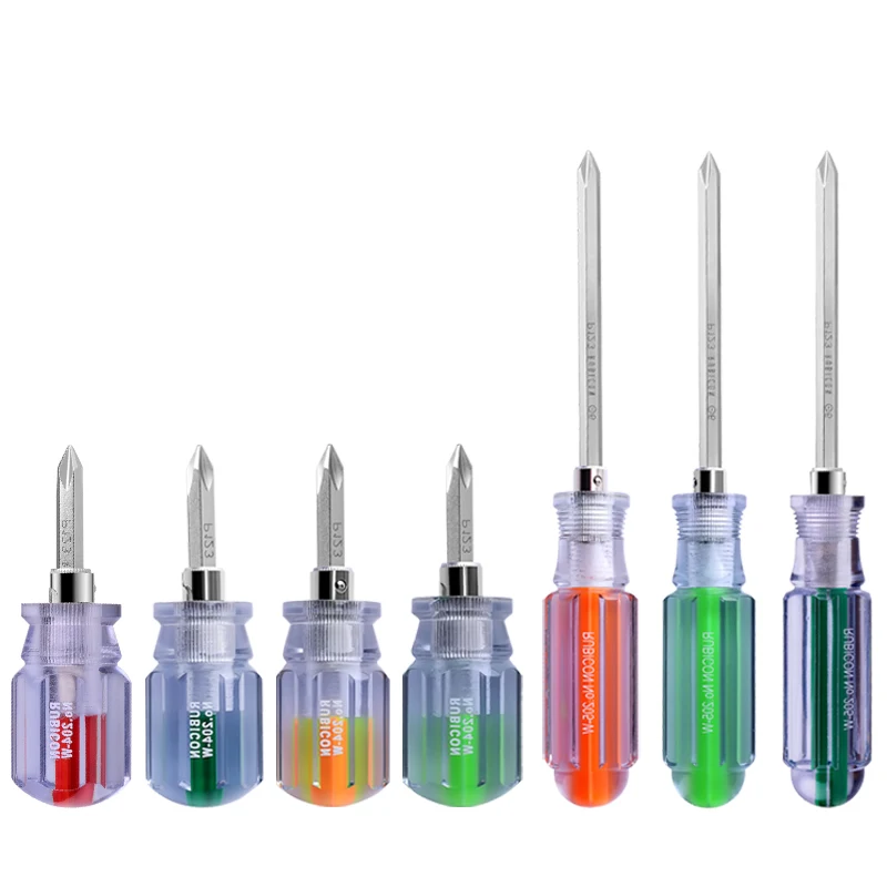 Dual Use Screwdrivers Phillips Slotted Reversible Bit Magnetic Screwdrivers Precision Car cellphone Handle Repair Tools