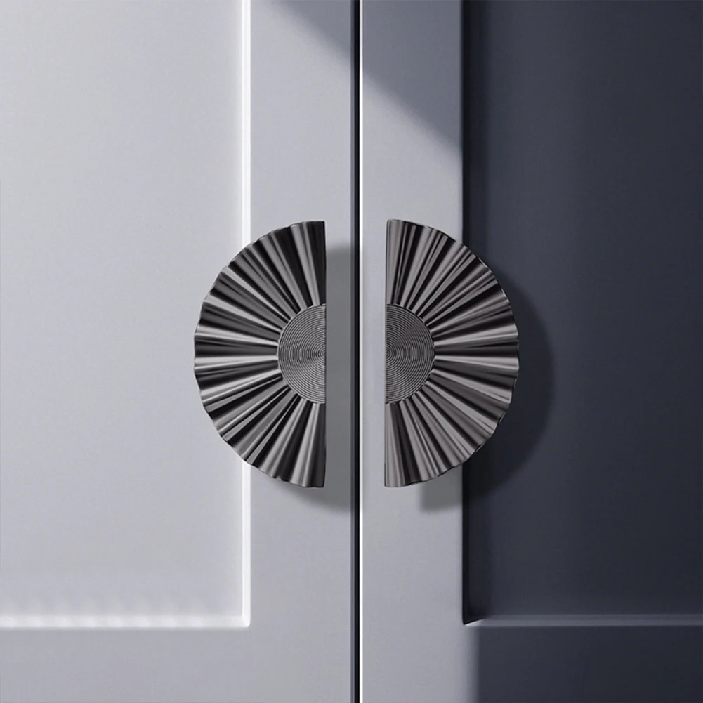 

Cabinet Drawer Semi-Circle Pulls Knobs French Style Versatile Use For Cabinet Wardrobes Drawers For Living Room Furniture