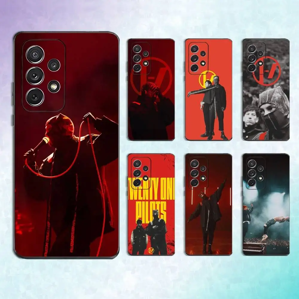 

T-Twenty Ones P-Pilots Band Phone Case For Samsung S25,S24,S23,S22,S21,S20,S10,Ultra,Plus,Lite,FE,Soft Silicone Black Cover